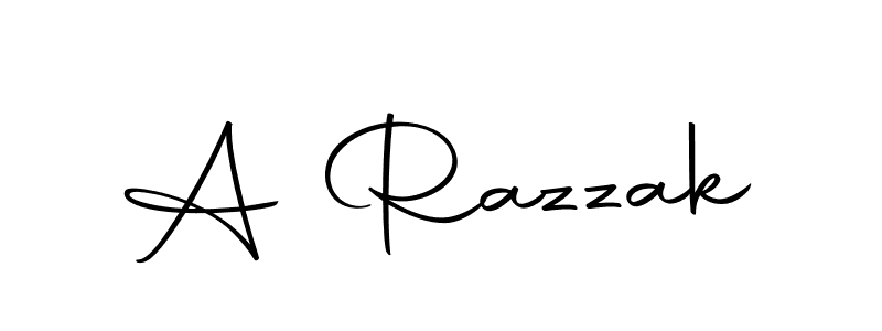 How to make A Razzak signature? Autography-DOLnW is a professional autograph style. Create handwritten signature for A Razzak name. A Razzak signature style 10 images and pictures png