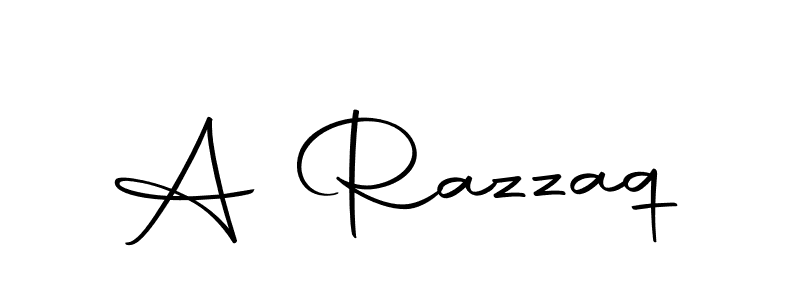 Here are the top 10 professional signature styles for the name A Razzaq. These are the best autograph styles you can use for your name. A Razzaq signature style 10 images and pictures png