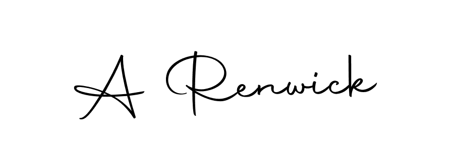 The best way (Autography-DOLnW) to make a short signature is to pick only two or three words in your name. The name A Renwick include a total of six letters. For converting this name. A Renwick signature style 10 images and pictures png