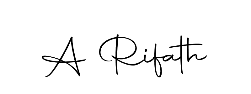 Make a beautiful signature design for name A Rifath. With this signature (Autography-DOLnW) style, you can create a handwritten signature for free. A Rifath signature style 10 images and pictures png