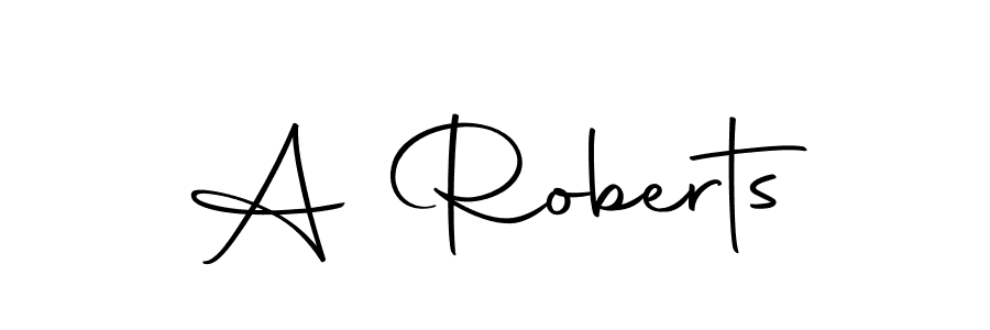 How to make A Roberts name signature. Use Autography-DOLnW style for creating short signs online. This is the latest handwritten sign. A Roberts signature style 10 images and pictures png