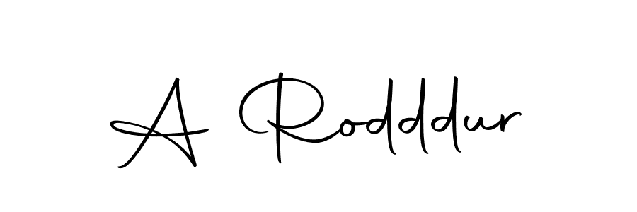 Make a beautiful signature design for name A Rodddur. With this signature (Autography-DOLnW) style, you can create a handwritten signature for free. A Rodddur signature style 10 images and pictures png