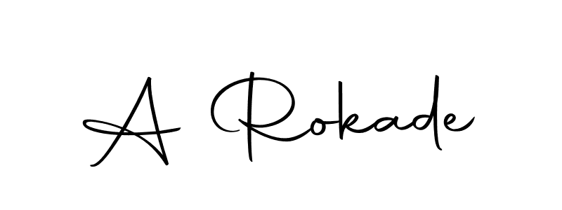 This is the best signature style for the A Rokade name. Also you like these signature font (Autography-DOLnW). Mix name signature. A Rokade signature style 10 images and pictures png