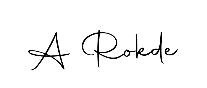 A Rokde stylish signature style. Best Handwritten Sign (Autography-DOLnW) for my name. Handwritten Signature Collection Ideas for my name A Rokde. A Rokde signature style 10 images and pictures png