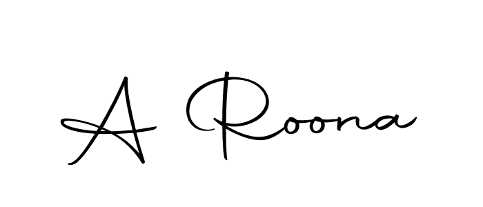 The best way (Autography-DOLnW) to make a short signature is to pick only two or three words in your name. The name A Roona include a total of six letters. For converting this name. A Roona signature style 10 images and pictures png