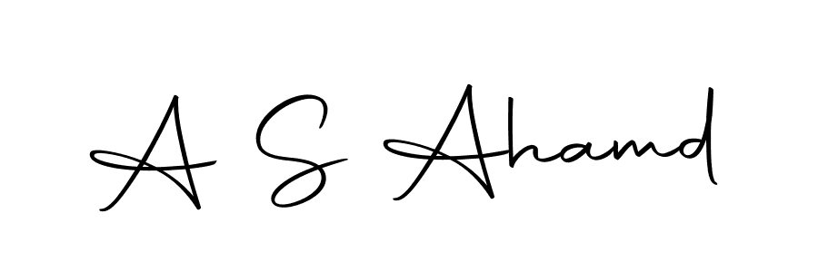 You should practise on your own different ways (Autography-DOLnW) to write your name (A S Ahamd) in signature. don't let someone else do it for you. A S Ahamd signature style 10 images and pictures png