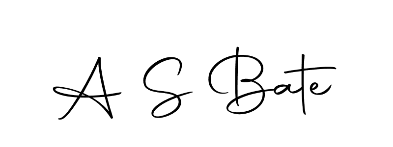 Make a beautiful signature design for name A S Bate. With this signature (Autography-DOLnW) style, you can create a handwritten signature for free. A S Bate signature style 10 images and pictures png