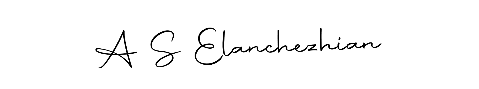 Design your own signature with our free online signature maker. With this signature software, you can create a handwritten (Autography-DOLnW) signature for name A S Elanchezhian. A S Elanchezhian signature style 10 images and pictures png