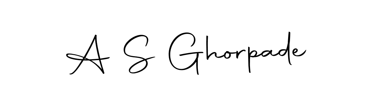 How to make A S Ghorpade signature? Autography-DOLnW is a professional autograph style. Create handwritten signature for A S Ghorpade name. A S Ghorpade signature style 10 images and pictures png