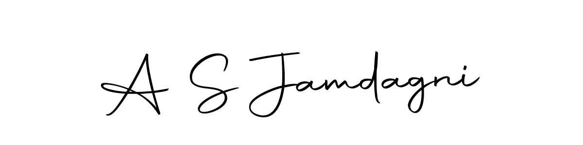 Make a beautiful signature design for name A S Jamdagni. With this signature (Autography-DOLnW) style, you can create a handwritten signature for free. A S Jamdagni signature style 10 images and pictures png