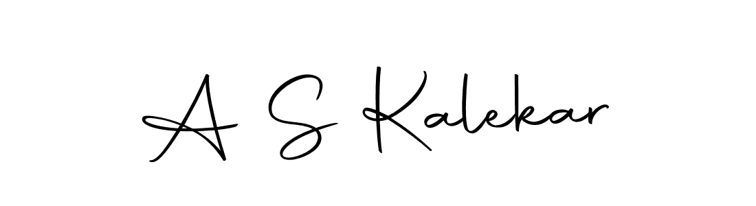 Make a beautiful signature design for name A S Kalekar. With this signature (Autography-DOLnW) style, you can create a handwritten signature for free. A S Kalekar signature style 10 images and pictures png
