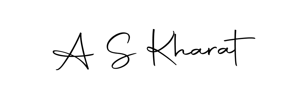 Design your own signature with our free online signature maker. With this signature software, you can create a handwritten (Autography-DOLnW) signature for name A S Kharat. A S Kharat signature style 10 images and pictures png