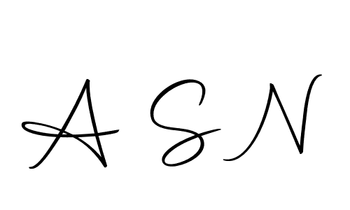 Design your own signature with our free online signature maker. With this signature software, you can create a handwritten (Autography-DOLnW) signature for name A S N. A S N signature style 10 images and pictures png