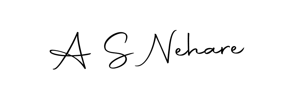 if you are searching for the best signature style for your name A S Nehare. so please give up your signature search. here we have designed multiple signature styles  using Autography-DOLnW. A S Nehare signature style 10 images and pictures png