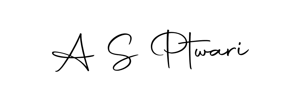 A S Ptwari stylish signature style. Best Handwritten Sign (Autography-DOLnW) for my name. Handwritten Signature Collection Ideas for my name A S Ptwari. A S Ptwari signature style 10 images and pictures png