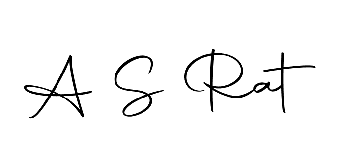 Create a beautiful signature design for name A S Rat. With this signature (Autography-DOLnW) fonts, you can make a handwritten signature for free. A S Rat signature style 10 images and pictures png