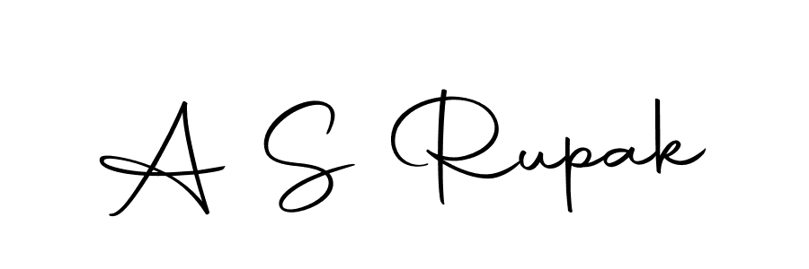 Design your own signature with our free online signature maker. With this signature software, you can create a handwritten (Autography-DOLnW) signature for name A S Rupak. A S Rupak signature style 10 images and pictures png