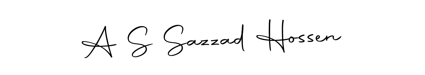 A S Sazzad Hossen stylish signature style. Best Handwritten Sign (Autography-DOLnW) for my name. Handwritten Signature Collection Ideas for my name A S Sazzad Hossen. A S Sazzad Hossen signature style 10 images and pictures png