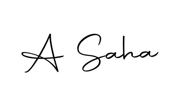 This is the best signature style for the A Saha name. Also you like these signature font (Autography-DOLnW). Mix name signature. A Saha signature style 10 images and pictures png