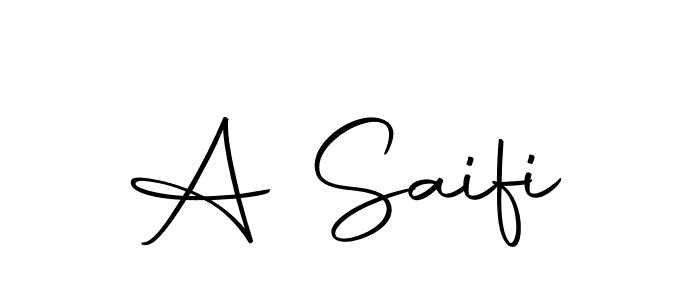 How to make A Saifi signature? Autography-DOLnW is a professional autograph style. Create handwritten signature for A Saifi name. A Saifi signature style 10 images and pictures png