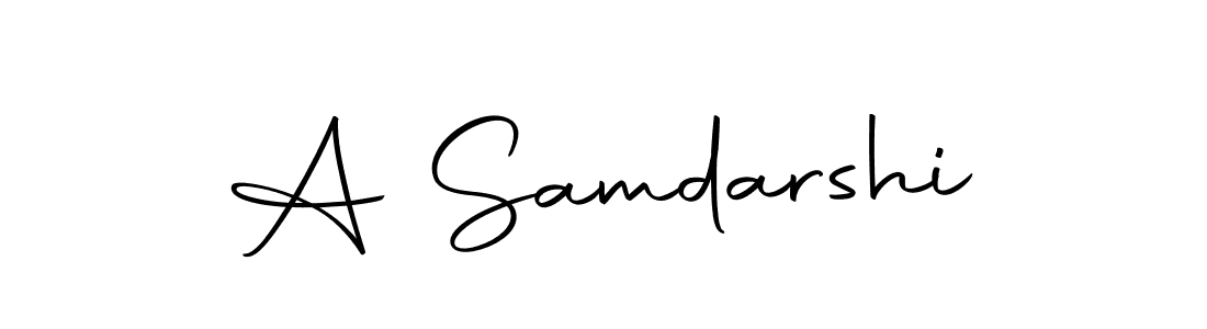 Use a signature maker to create a handwritten signature online. With this signature software, you can design (Autography-DOLnW) your own signature for name A Samdarshi. A Samdarshi signature style 10 images and pictures png