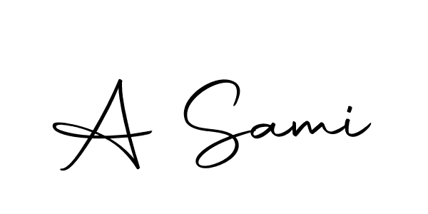 How to make A Sami signature? Autography-DOLnW is a professional autograph style. Create handwritten signature for A Sami name. A Sami signature style 10 images and pictures png