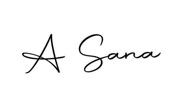 A Sana stylish signature style. Best Handwritten Sign (Autography-DOLnW) for my name. Handwritten Signature Collection Ideas for my name A Sana. A Sana signature style 10 images and pictures png