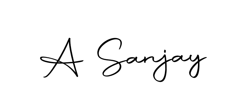 Similarly Autography-DOLnW is the best handwritten signature design. Signature creator online .You can use it as an online autograph creator for name A Sanjay. A Sanjay signature style 10 images and pictures png