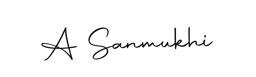 Make a beautiful signature design for name A Sanmukhi. With this signature (Autography-DOLnW) style, you can create a handwritten signature for free. A Sanmukhi signature style 10 images and pictures png