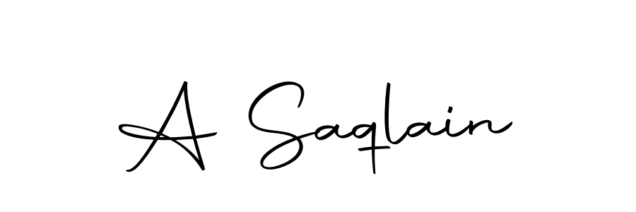 Create a beautiful signature design for name A Saqlain. With this signature (Autography-DOLnW) fonts, you can make a handwritten signature for free. A Saqlain signature style 10 images and pictures png