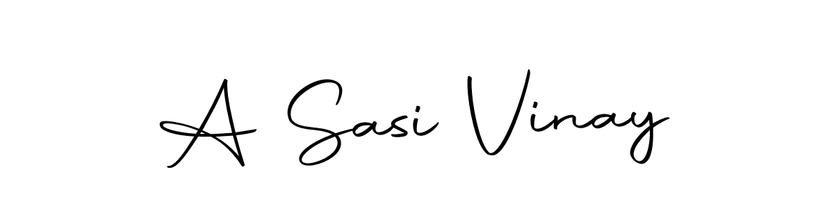 Make a short A Sasi Vinay signature style. Manage your documents anywhere anytime using Autography-DOLnW. Create and add eSignatures, submit forms, share and send files easily. A Sasi Vinay signature style 10 images and pictures png