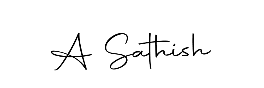 This is the best signature style for the A Sathish name. Also you like these signature font (Autography-DOLnW). Mix name signature. A Sathish signature style 10 images and pictures png