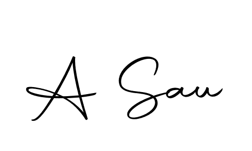 This is the best signature style for the A Sau name. Also you like these signature font (Autography-DOLnW). Mix name signature. A Sau signature style 10 images and pictures png