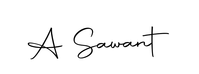 Design your own signature with our free online signature maker. With this signature software, you can create a handwritten (Autography-DOLnW) signature for name A Sawant. A Sawant signature style 10 images and pictures png