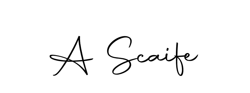 Use a signature maker to create a handwritten signature online. With this signature software, you can design (Autography-DOLnW) your own signature for name A Scaife. A Scaife signature style 10 images and pictures png