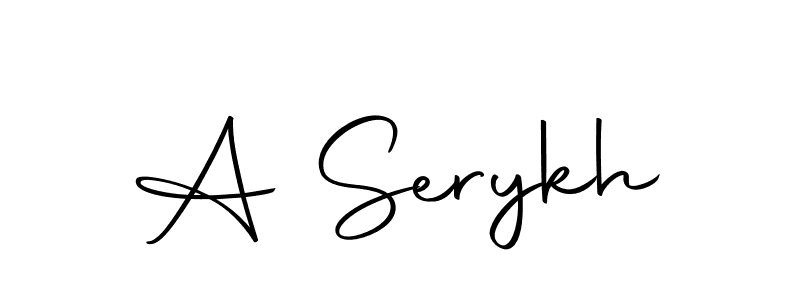 Make a beautiful signature design for name A Serykh. With this signature (Autography-DOLnW) style, you can create a handwritten signature for free. A Serykh signature style 10 images and pictures png