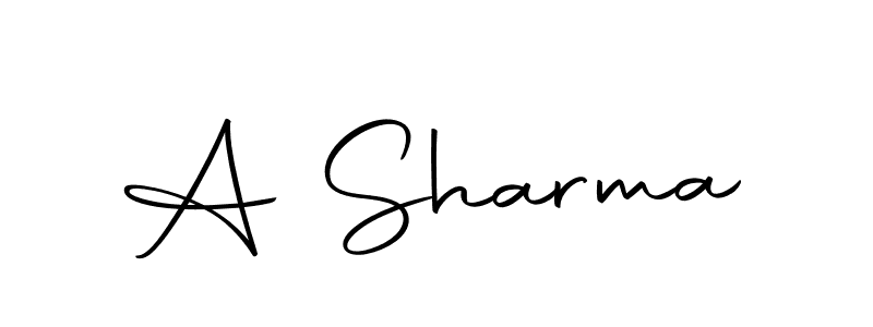 Also we have A Sharma name is the best signature style. Create professional handwritten signature collection using Autography-DOLnW autograph style. A Sharma signature style 10 images and pictures png