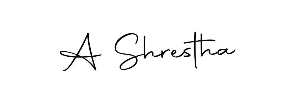 Make a beautiful signature design for name A Shrestha. With this signature (Autography-DOLnW) style, you can create a handwritten signature for free. A Shrestha signature style 10 images and pictures png