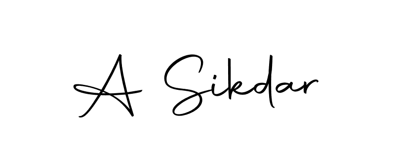 Also You can easily find your signature by using the search form. We will create A Sikdar name handwritten signature images for you free of cost using Autography-DOLnW sign style. A Sikdar signature style 10 images and pictures png