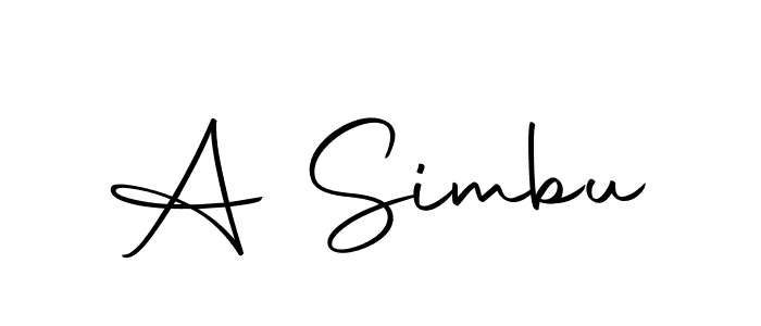 This is the best signature style for the A Simbu name. Also you like these signature font (Autography-DOLnW). Mix name signature. A Simbu signature style 10 images and pictures png