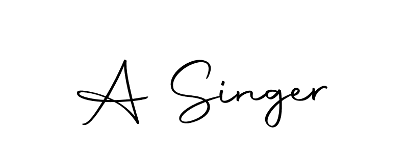 The best way (Autography-DOLnW) to make a short signature is to pick only two or three words in your name. The name A Singer include a total of six letters. For converting this name. A Singer signature style 10 images and pictures png