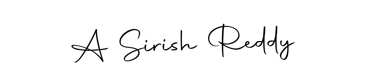 You can use this online signature creator to create a handwritten signature for the name A Sirish Reddy. This is the best online autograph maker. A Sirish Reddy signature style 10 images and pictures png