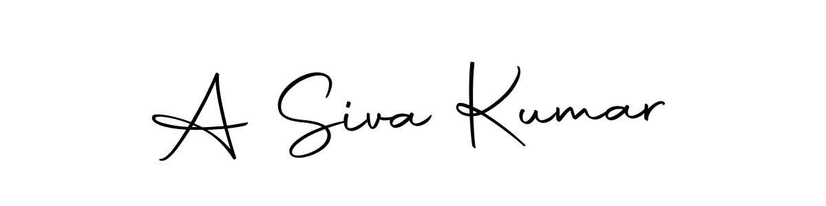 You can use this online signature creator to create a handwritten signature for the name A Siva Kumar. This is the best online autograph maker. A Siva Kumar signature style 10 images and pictures png