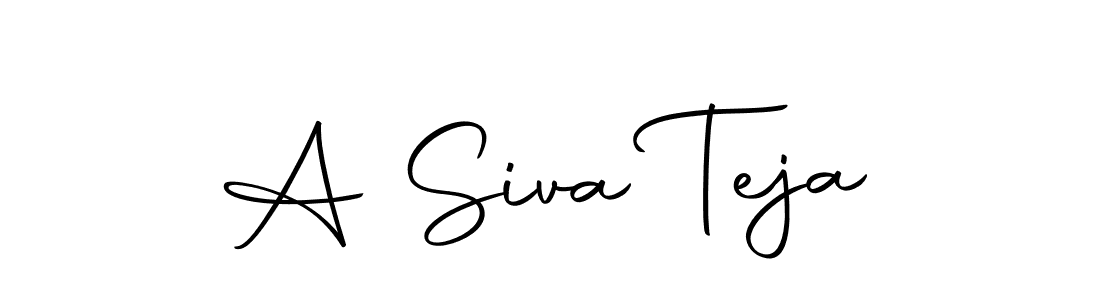 This is the best signature style for the A Siva Teja name. Also you like these signature font (Autography-DOLnW). Mix name signature. A Siva Teja signature style 10 images and pictures png