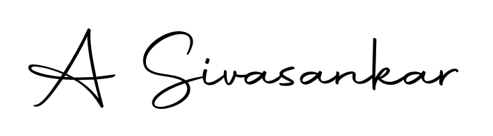 A timeless handwritten aesthetic for A Sivasankar. The Autography-DOLnW font gives your signature a handcrafted feel with natural curves. A Sivasankar signature style 10 images and pictures png