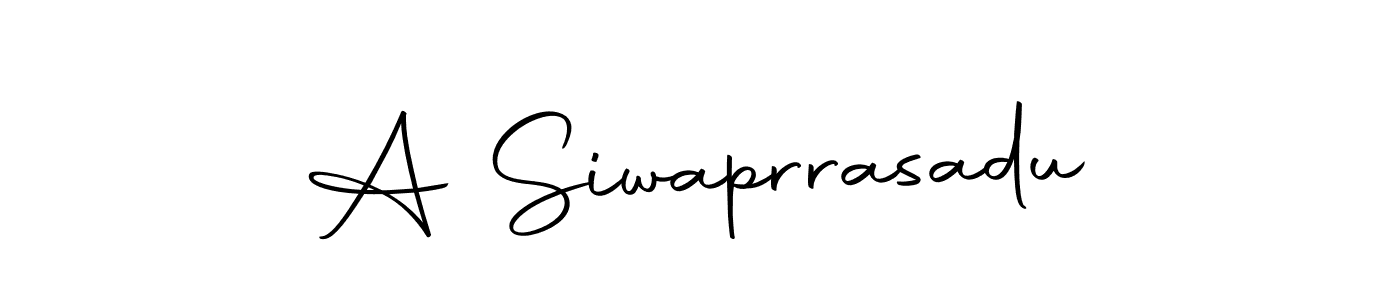 How to make A Siwaprrasadu name signature. Use Autography-DOLnW style for creating short signs online. This is the latest handwritten sign. A Siwaprrasadu signature style 10 images and pictures png