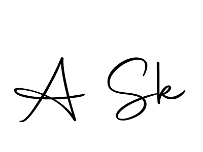 Design your own signature with our free online signature maker. With this signature software, you can create a handwritten (Autography-DOLnW) signature for name A Sk. A Sk signature style 10 images and pictures png