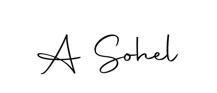 if you are searching for the best signature style for your name A Sohel. so please give up your signature search. here we have designed multiple signature styles  using Autography-DOLnW. A Sohel signature style 10 images and pictures png