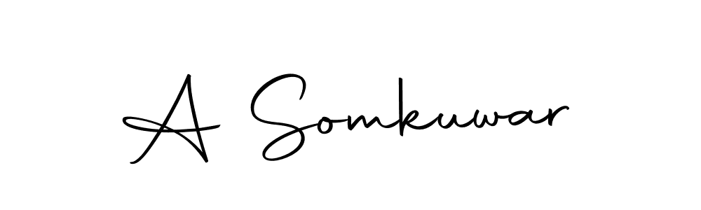 if you are searching for the best signature style for your name A Somkuwar. so please give up your signature search. here we have designed multiple signature styles  using Autography-DOLnW. A Somkuwar signature style 10 images and pictures png