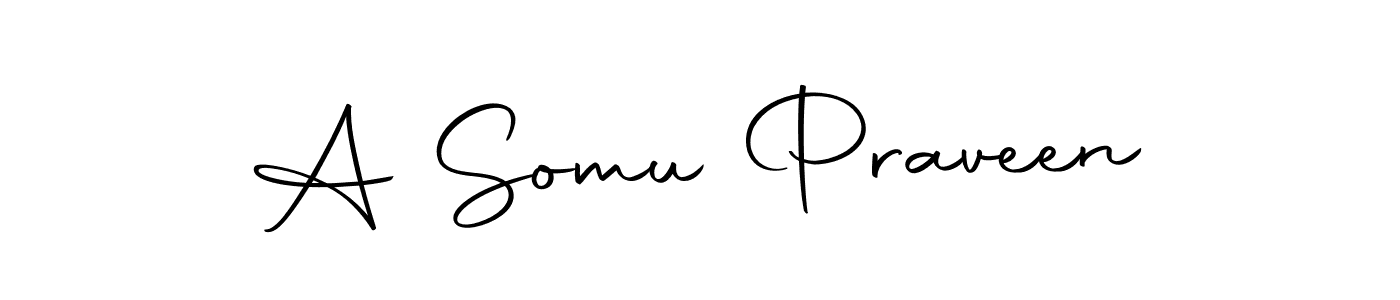 Make a beautiful signature design for name A Somu Praveen. Use this online signature maker to create a handwritten signature for free. A Somu Praveen signature style 10 images and pictures png